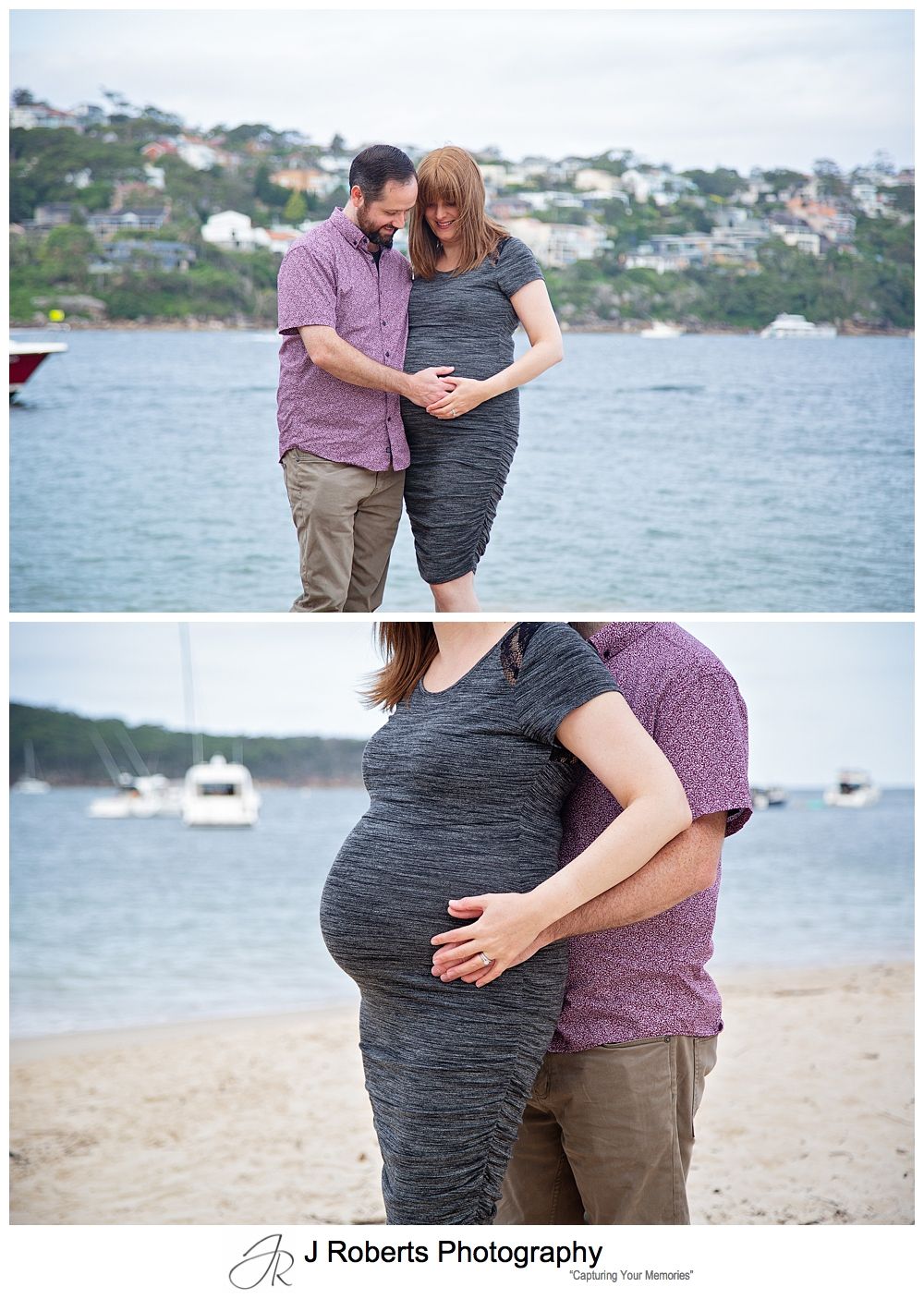 Pregnancy Portrait Photography Sydney at Chinamans Beach Mosman